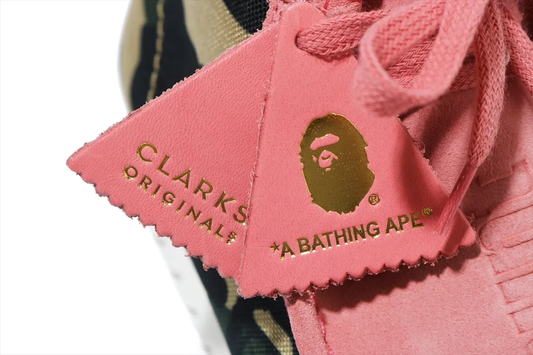 【 BAPE X CLARKS 】WALLABEE BOOTS