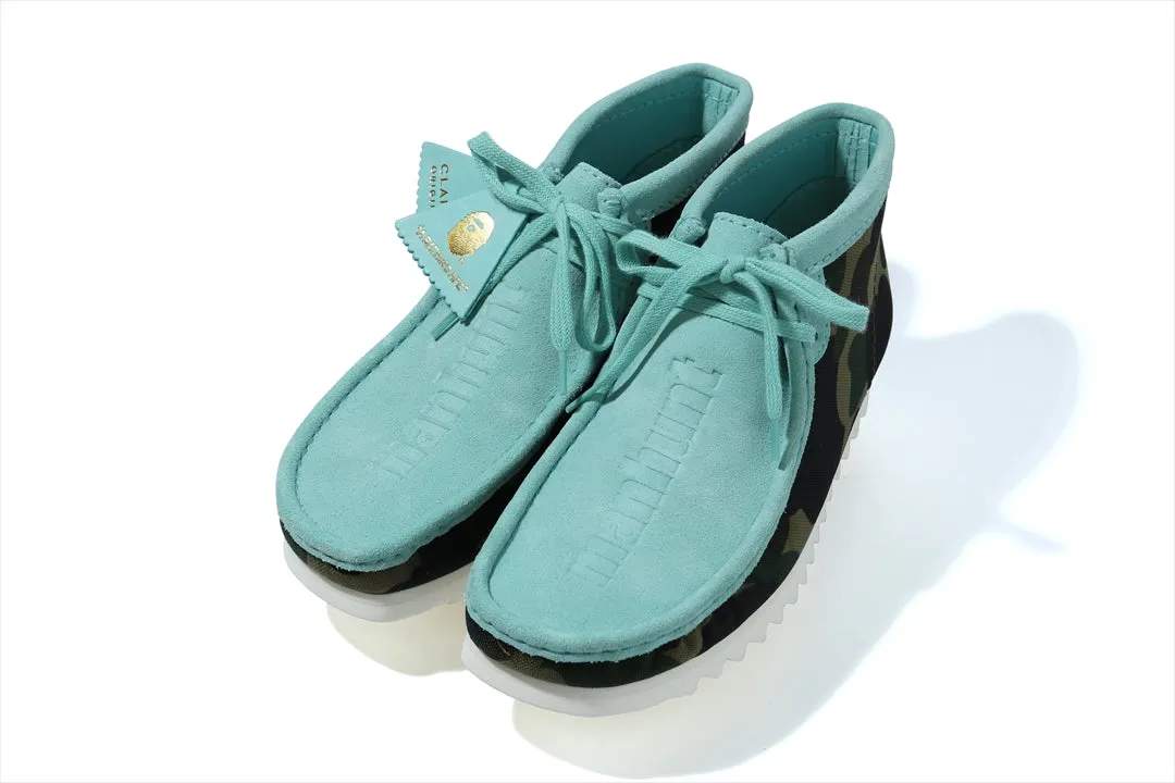 【 BAPE X CLARKS 】WALLABEE BOOTS