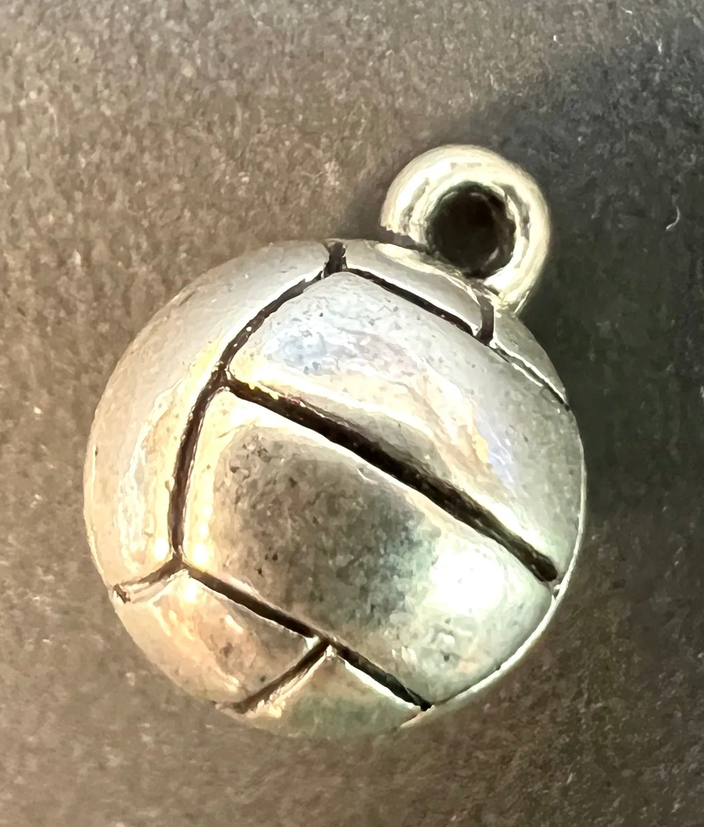 1cm Solid Football Charm /  Pendant