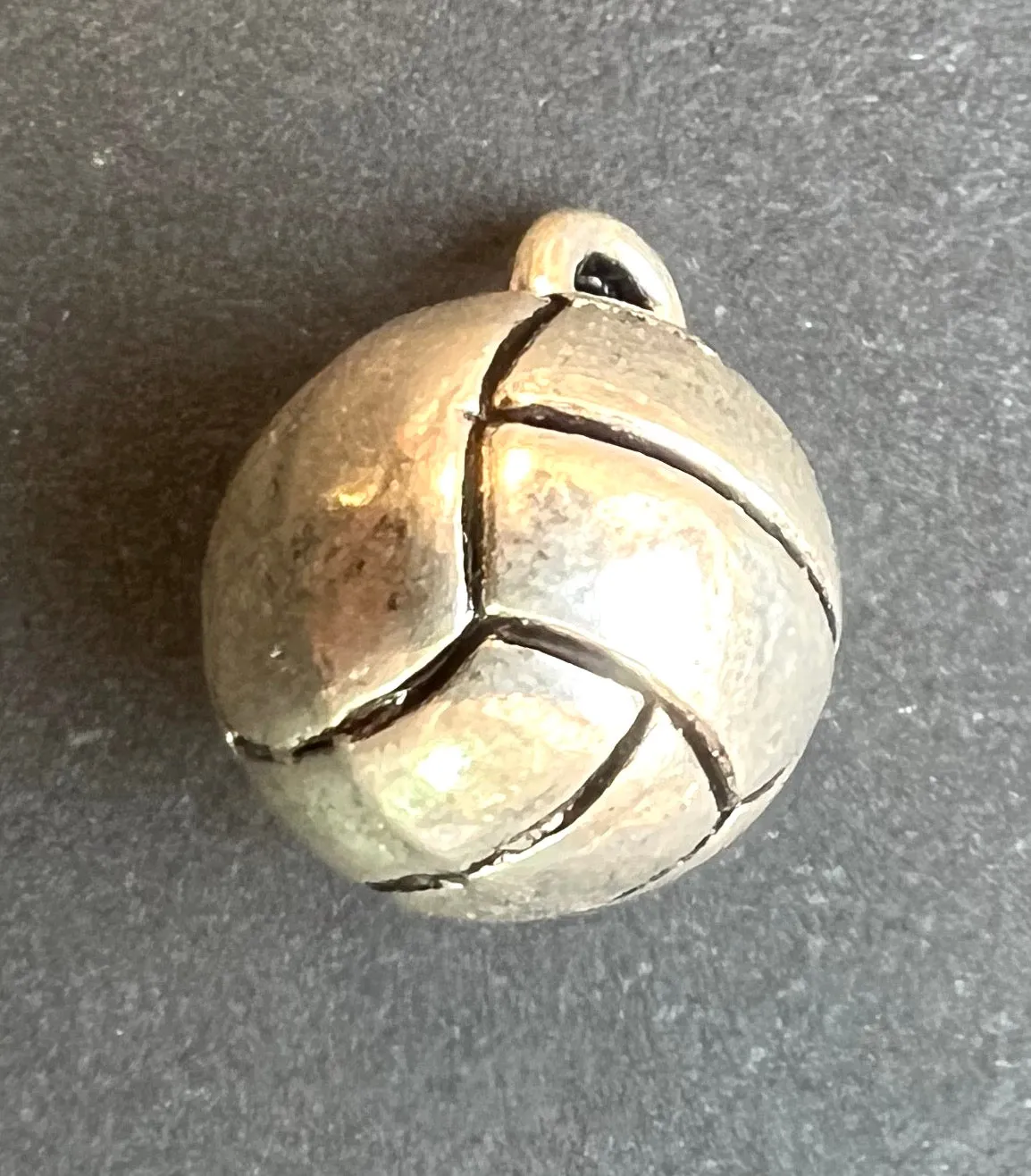 1cm Solid Football Charm /  Pendant