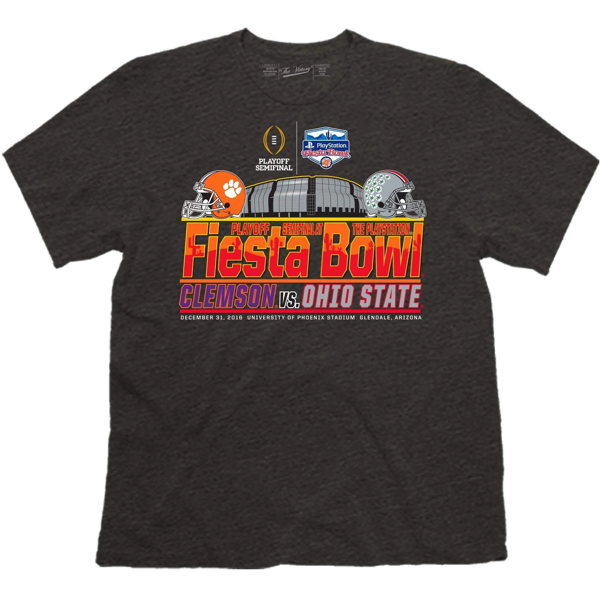 2016 Fiesta Bowl Clemson Ohio State College Football Playoff Stadium T-Shirt