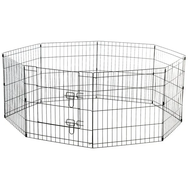 24-Inch 8 Panel Multifunction Cage For Small Animal Pets