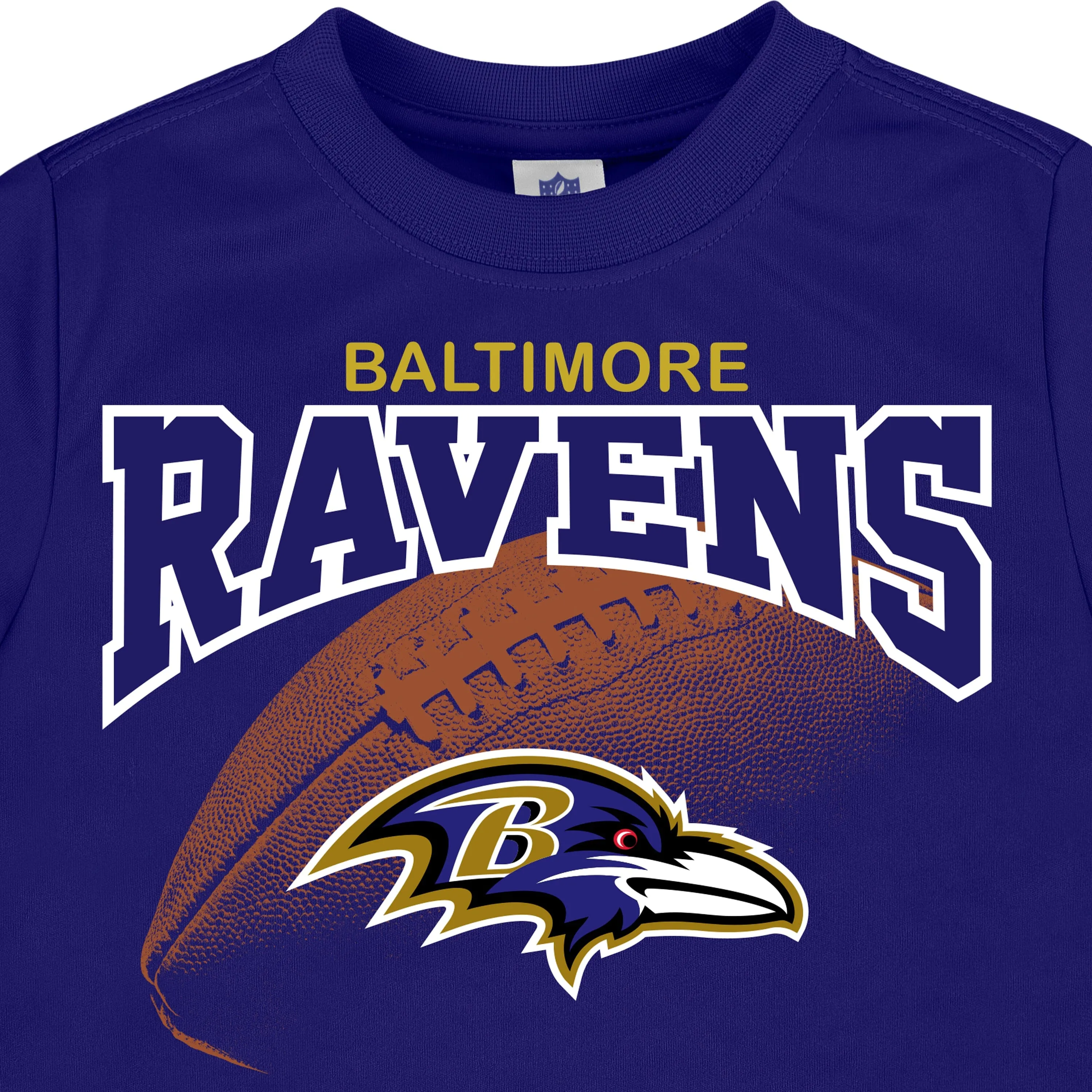 3-Pack Baby & Toddler Boys Ravens Short Sleeve Shirts