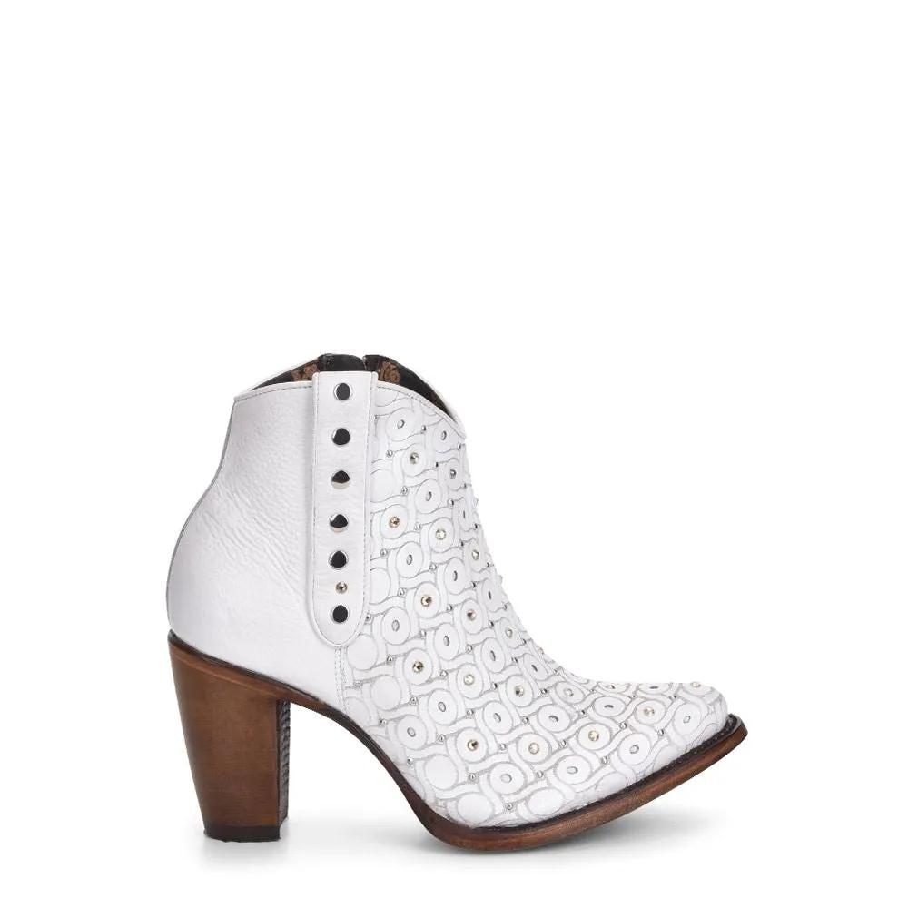 3F65RS - Cuadra white fashion Paris Texas leather boots for women