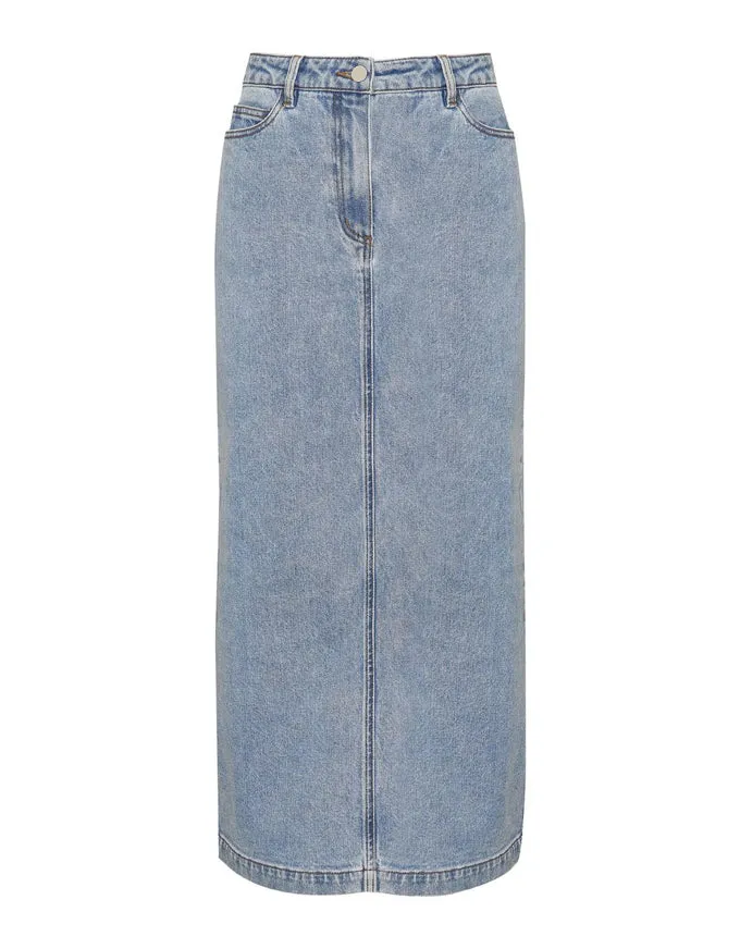 Accord Skirt Washed Denim