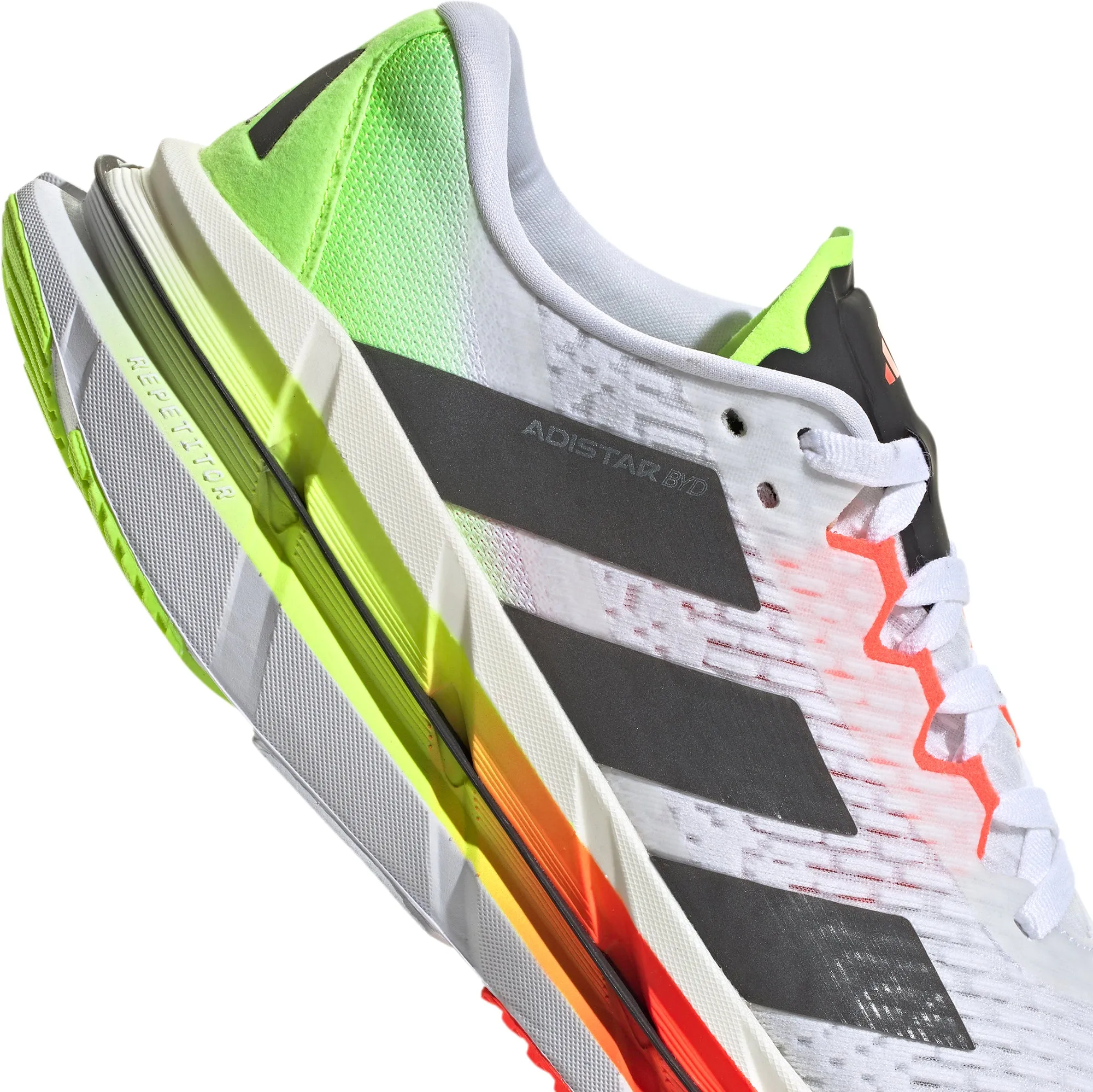 adidas Adistar BYD Mens Running Shoes - White