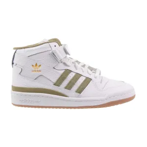 Adidas Forum Mid Big Kids' Shoes White-Orbit Green