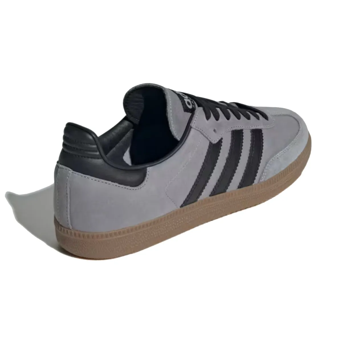 Adidas Men's Samba OG Halo Silver/Core Black/Brown Desert