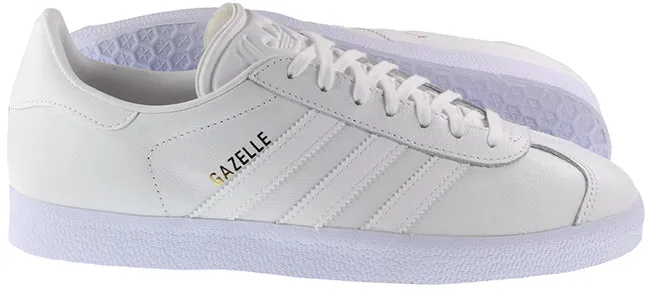 Adidas Originals Mens Trainers Gazelle Cloud White Gold Metallic