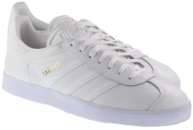 Adidas Originals Mens Trainers Gazelle Cloud White Gold Metallic