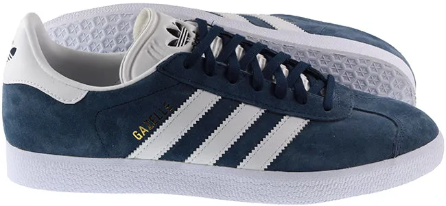 Adidas Originals Mens Trainers Gazelle Collegiate Navy White Gold Metallic