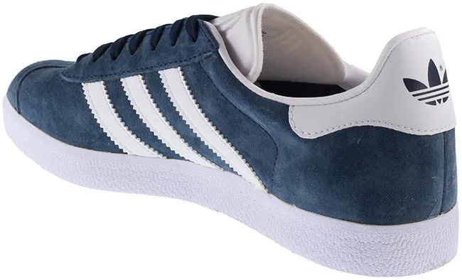 Adidas Originals Mens Trainers Gazelle Collegiate Navy White Gold Metallic