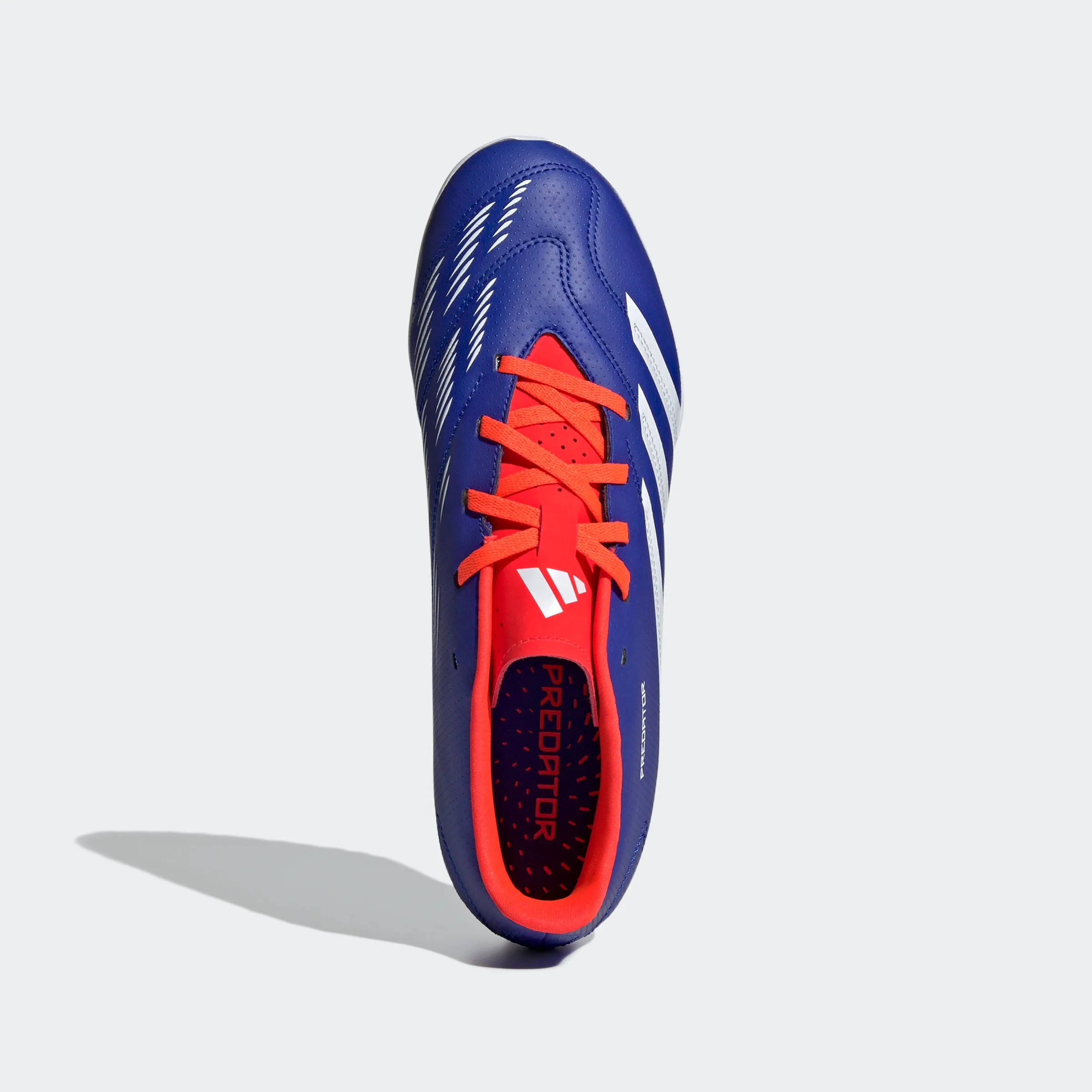 adidas Predator Club Artificial Turf Soccer Shoes | Lucid Blue-Cloud White-Solar Red | Men's