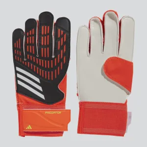 adidas Predator Training Goalkeeper Gloves- JUNIOR- Black/Red/Yellow