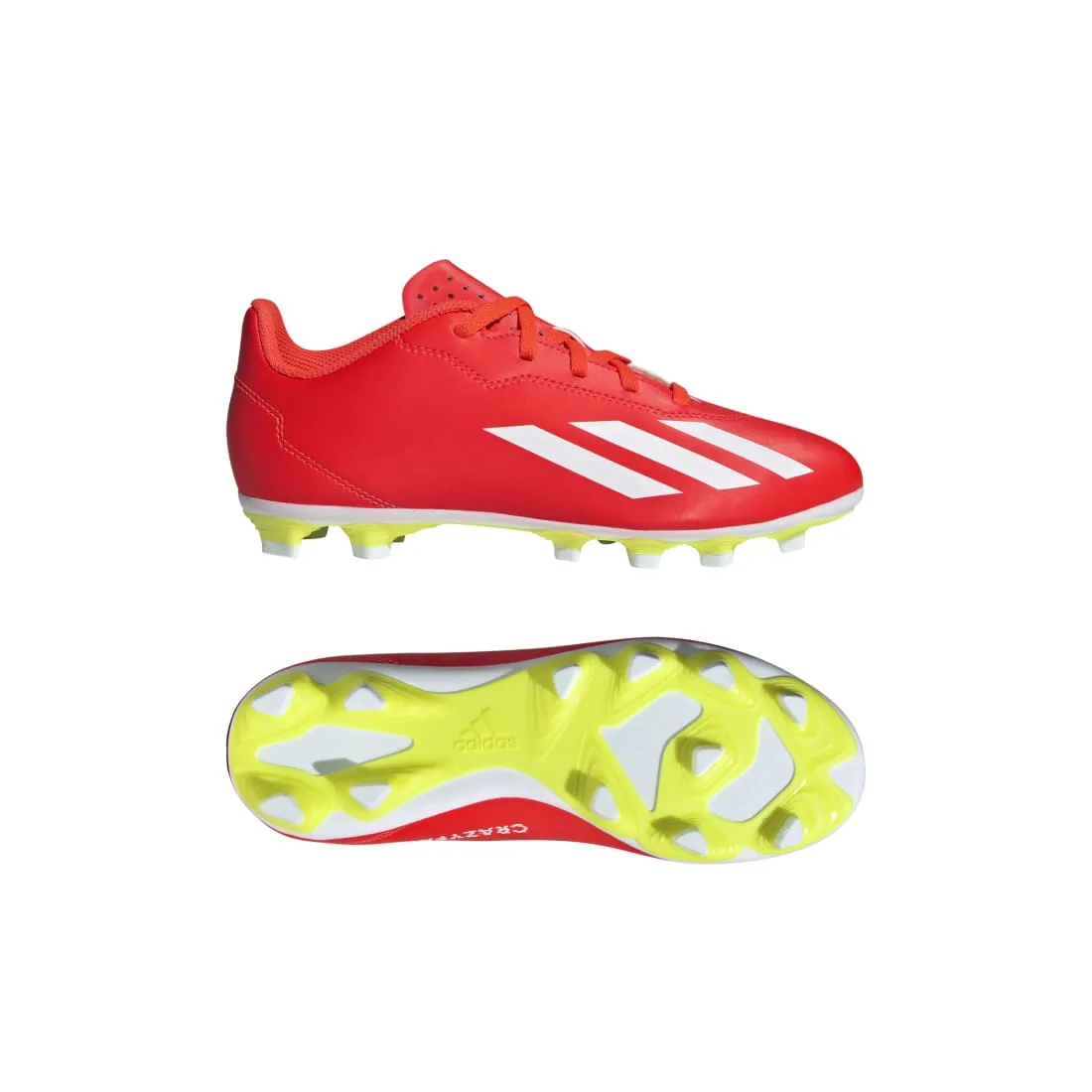 Adidas X Crazyfast Club Flexible Ground Junior Football Boots Red