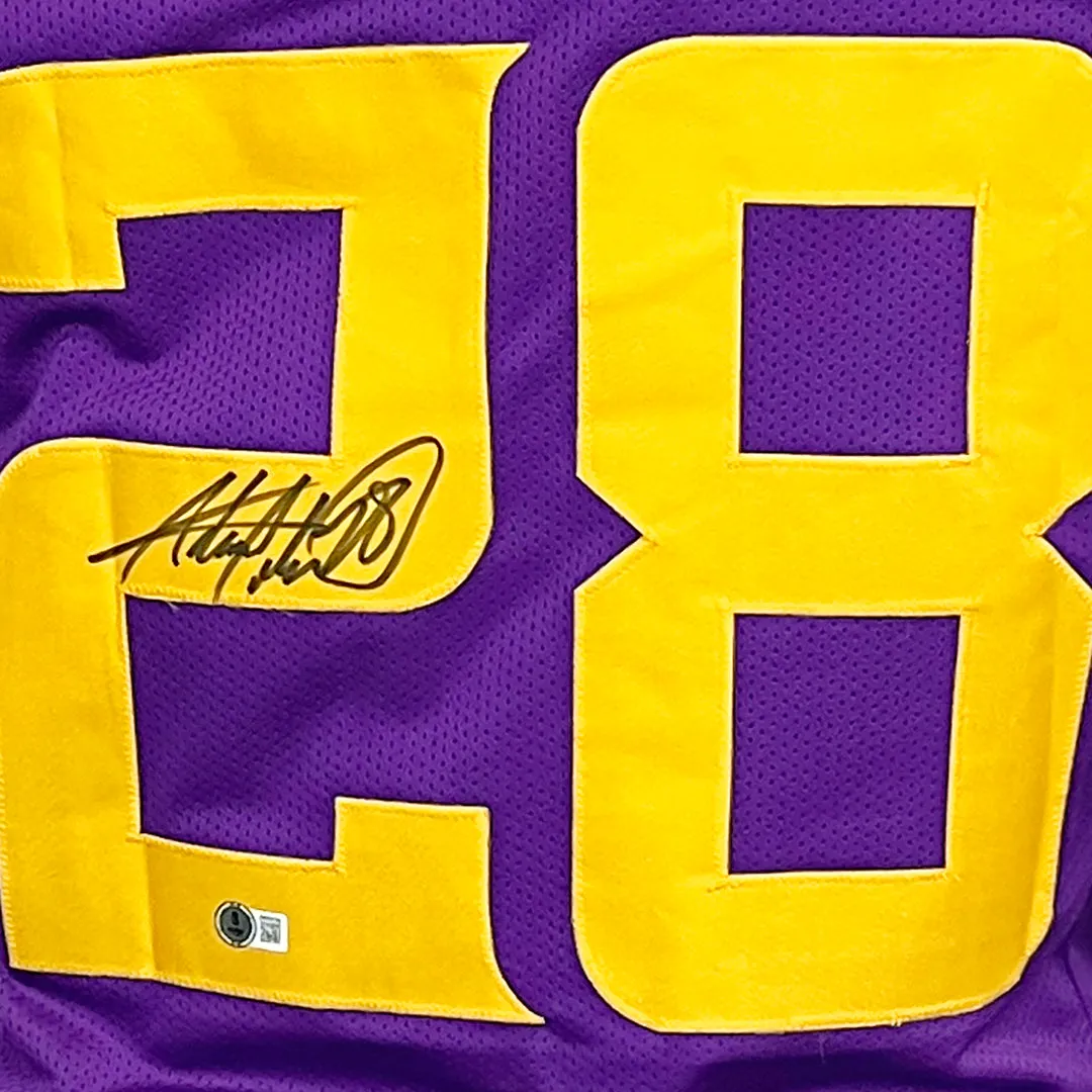 Adrian Peterson Signed Minnesota Color Rush Football Jersey (Beckett)