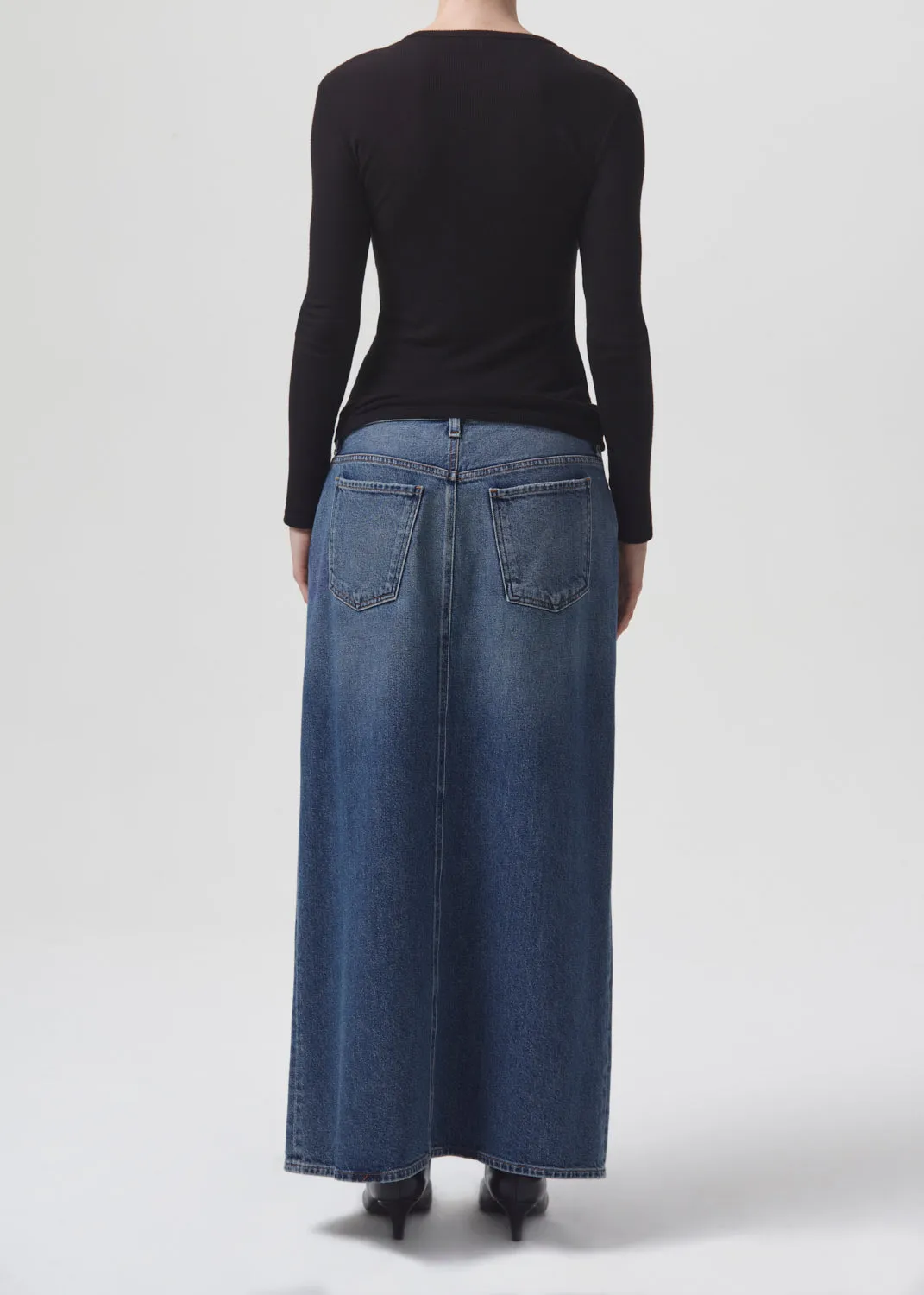 Agolde Leif Maxi Skirt in Swing