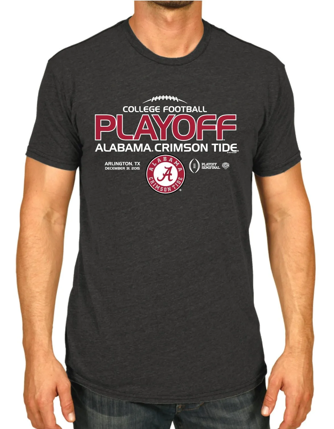 Alabama Crimson Tide 2016 College Football Playoff Semifinal Gray T-Shirt