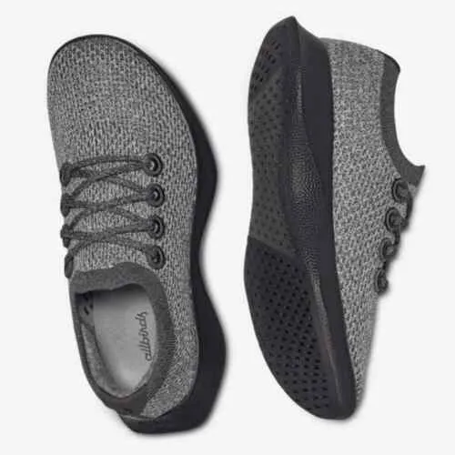 Allbirds Tree Dasher 1 - Heathered Grey (Dark Grey Sole)