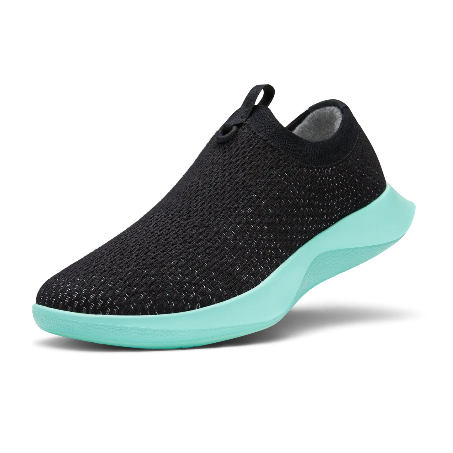 Allbirds Tree Dasher Relay - LIMITED EDITION:- Natural Black (Buoyant Mint Sole)