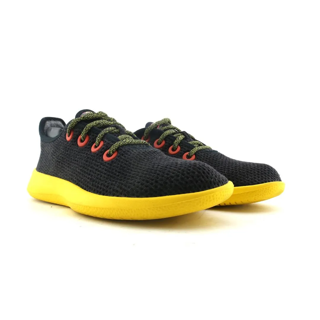 Allbirds women's Tree Runners - LIMITED EDITION: Heathered Black (Yellow Sole)