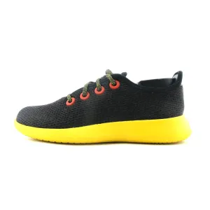 Allbirds women's Tree Runners - LIMITED EDITION: Heathered Black (Yellow Sole)