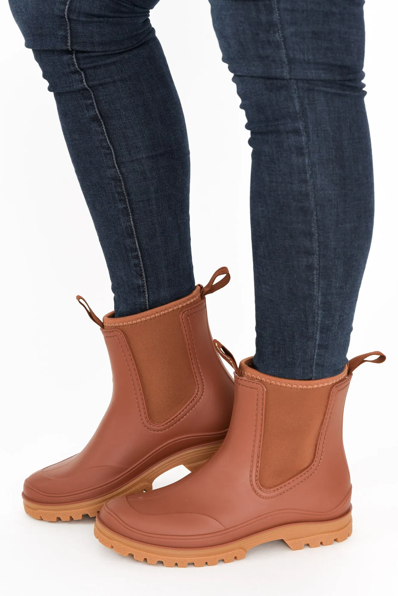 Amelia Tan Rain Boot