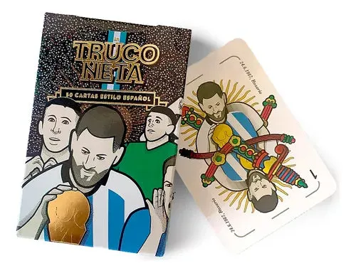 Argentine Football Team Spanish Playing Cards to Play Truco