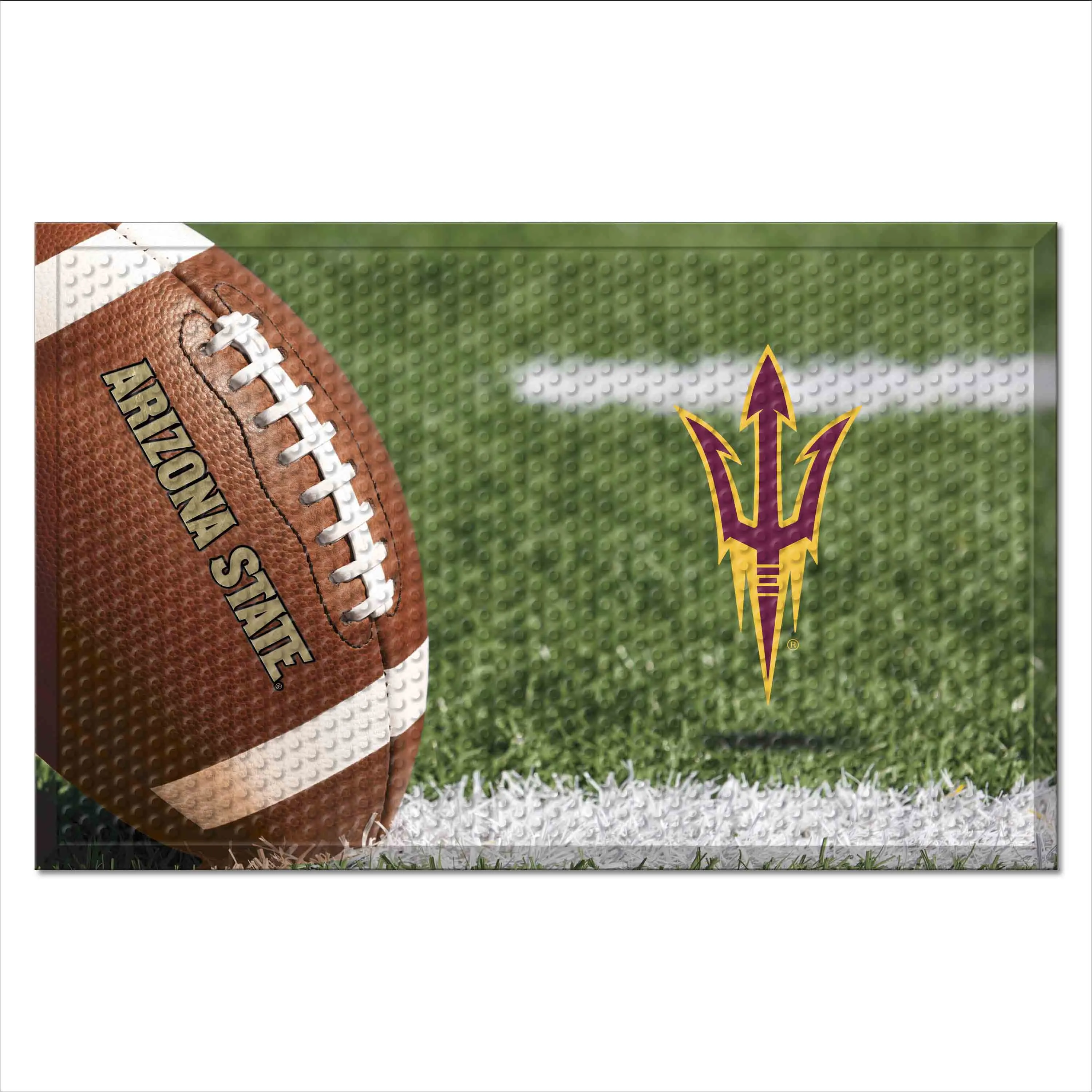 Arizona State Sun Devils Rubber Scraper Door Mat