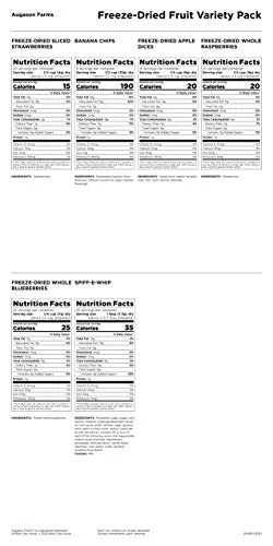 Augason Farms Dehydrated and Freeze-Dried Fruit Variety Pail, 25-Year Shelf Life, Emergency Food Supply, Camping Food