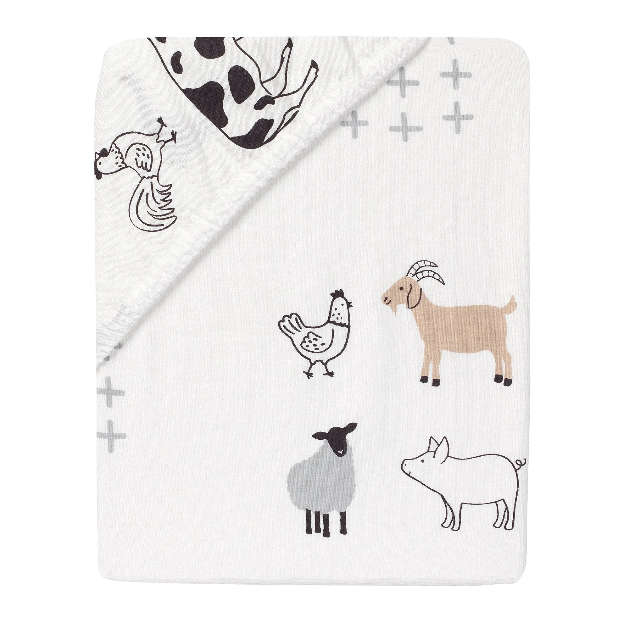 Baby Farm Cotton Fitted Crib Sheet