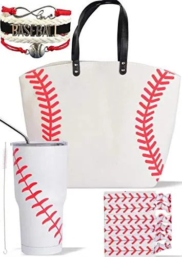 Baseball Tote Bag For Woman, Baseball Tumbler, Baseball Mom Tote, Baseball Bags For Moms