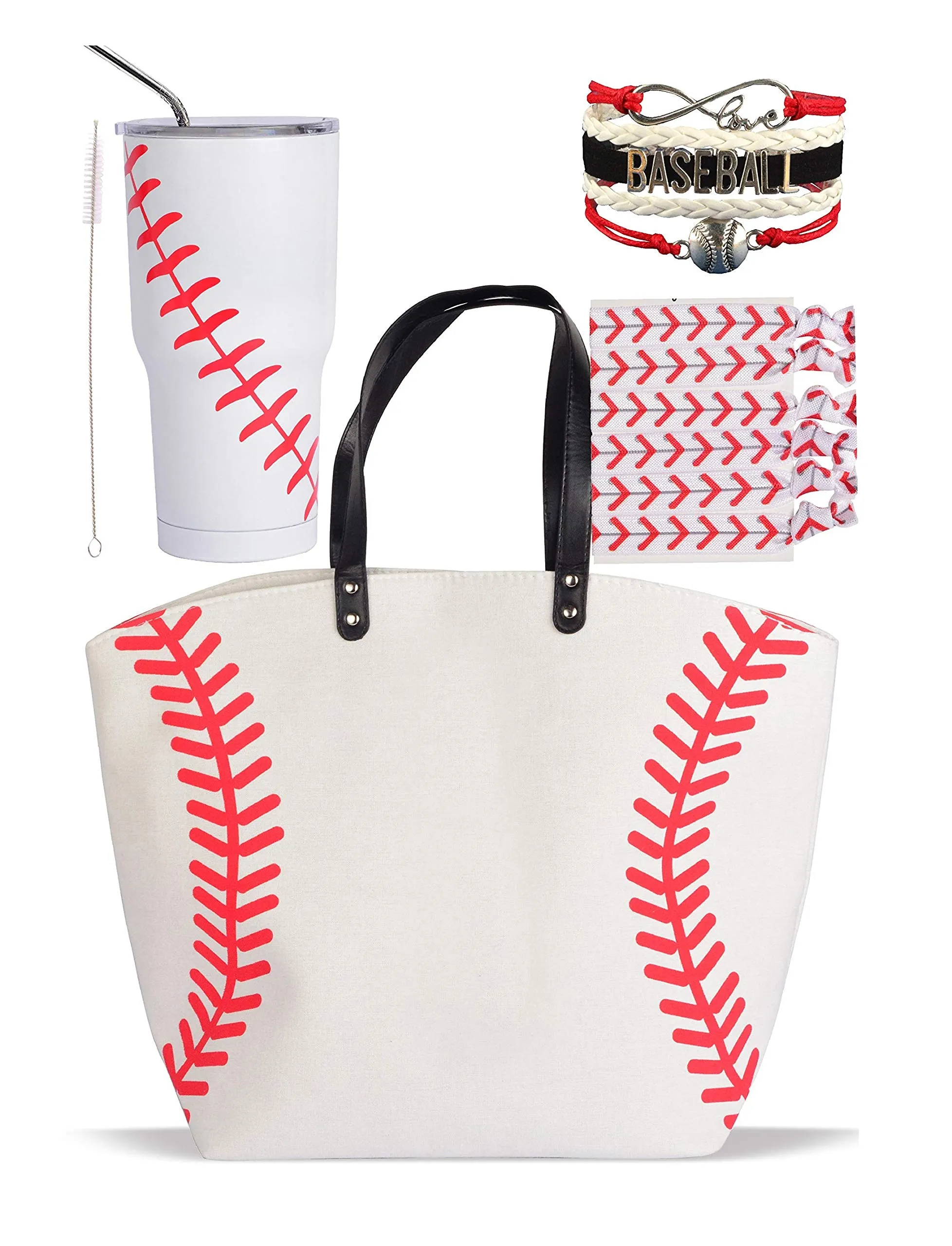 Baseball Tote Bag For Woman, Baseball Tumbler, Baseball Mom Tote, Baseball Bags For Moms