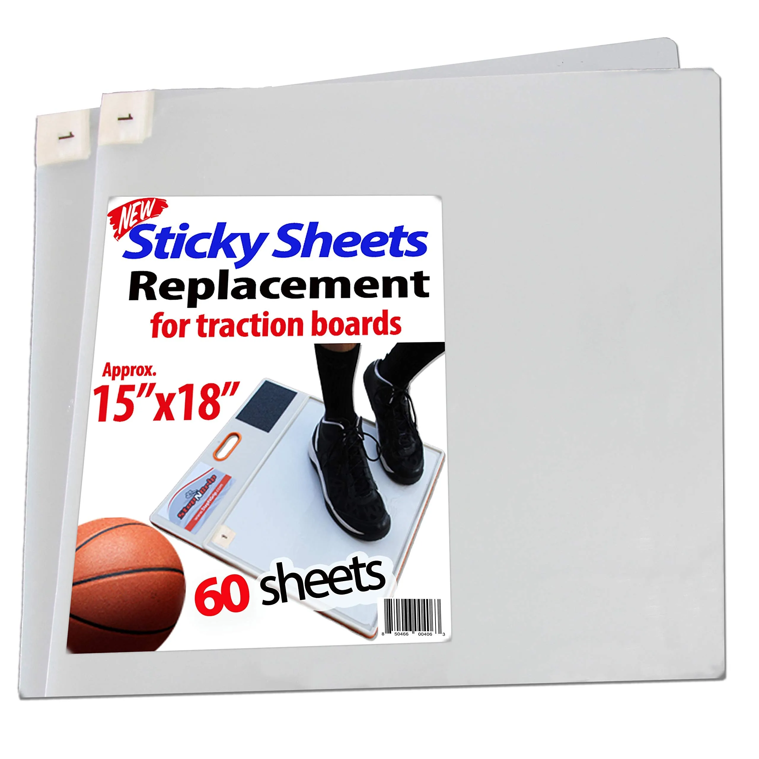 Basketball Volleyball Sticky Pad Replacement Sheets, Universal Fit All Traction