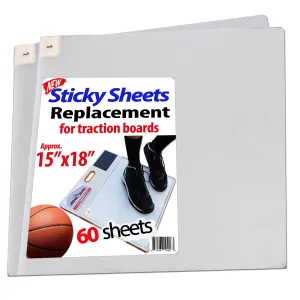 Basketball Volleyball Sticky Pad Replacement Sheets, Universal Fit All Traction