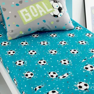 Bedlam Goal Fitted Bed Sheet - Grey