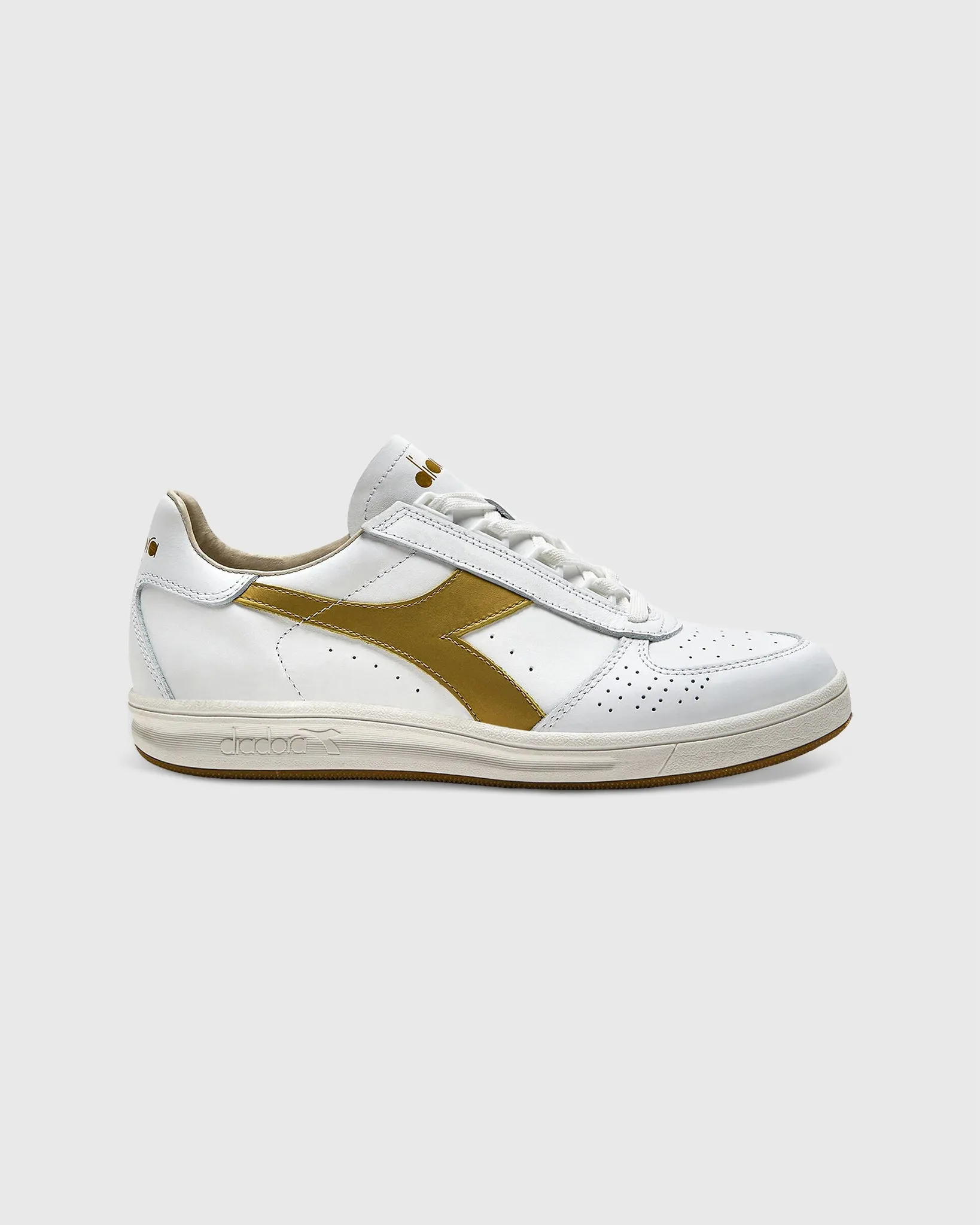 B.Elite H Italia Sport Sneaker in White/Gold