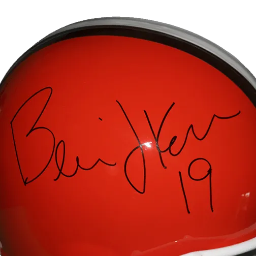 Bernie Kosar Autographed Cleveland Browns Full Size Football Helmet (JSA)