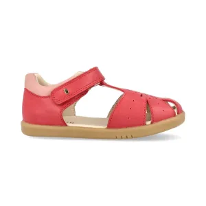 Bobux: I-Walk Compass Girls Sandals - Mineral Red   Rose