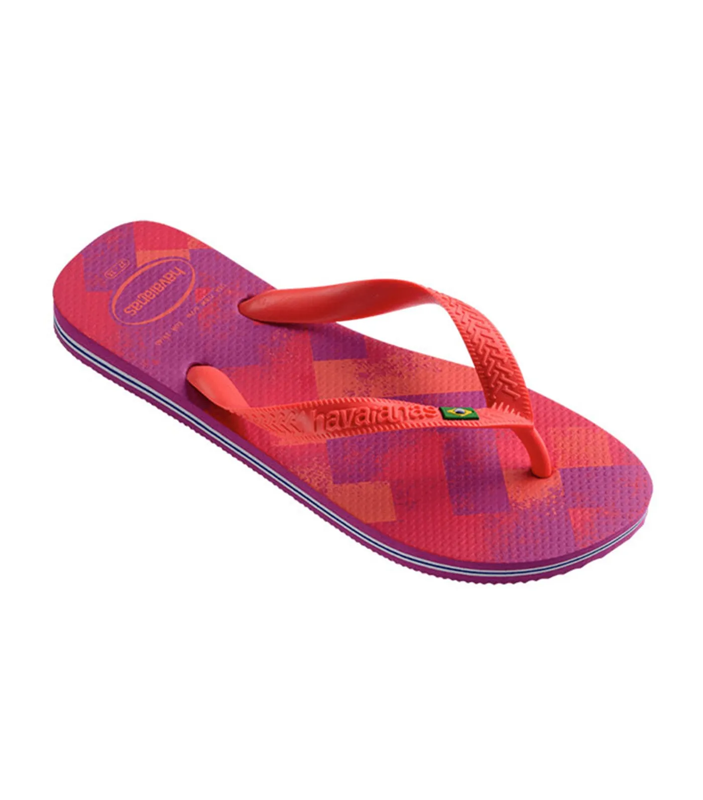 Brazil Fresh Flip Flops in Rose Gum