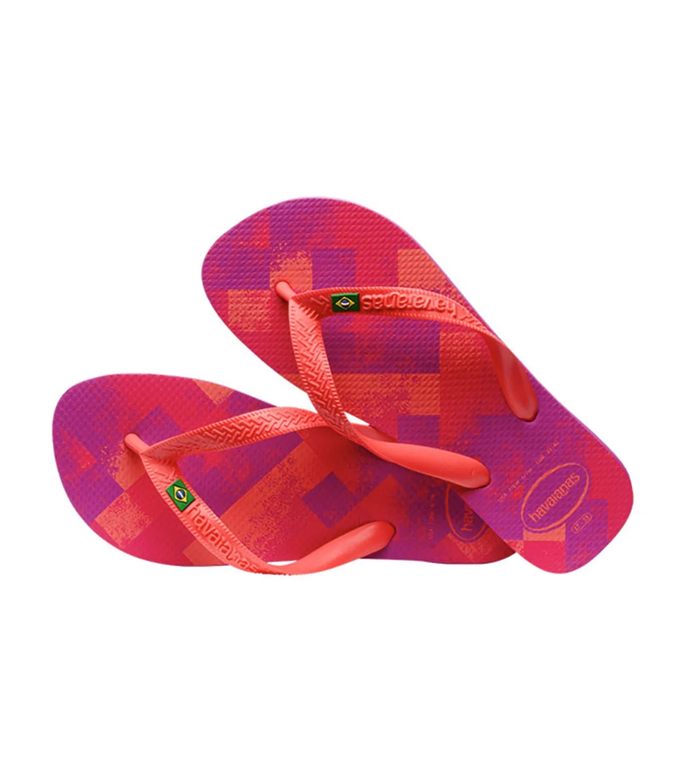 Brazil Fresh Flip Flops in Rose Gum