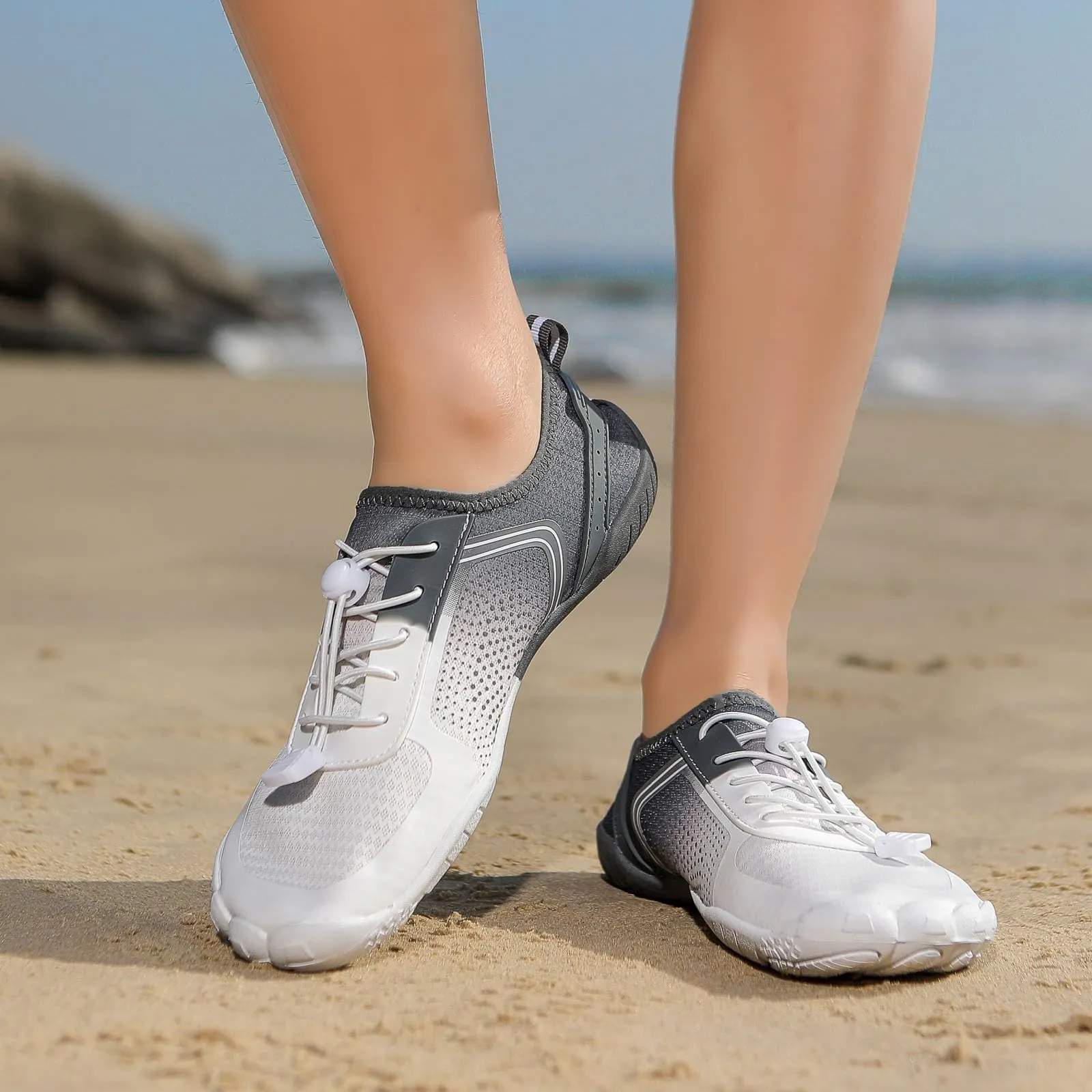 Breathable Mesh Sneakers, Lightweight Non-slip Barefoot Shoes