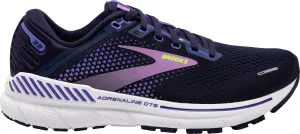 Brooks Adrenaline GTS 22 WIDE FIT Womens Running Shoes - Navy