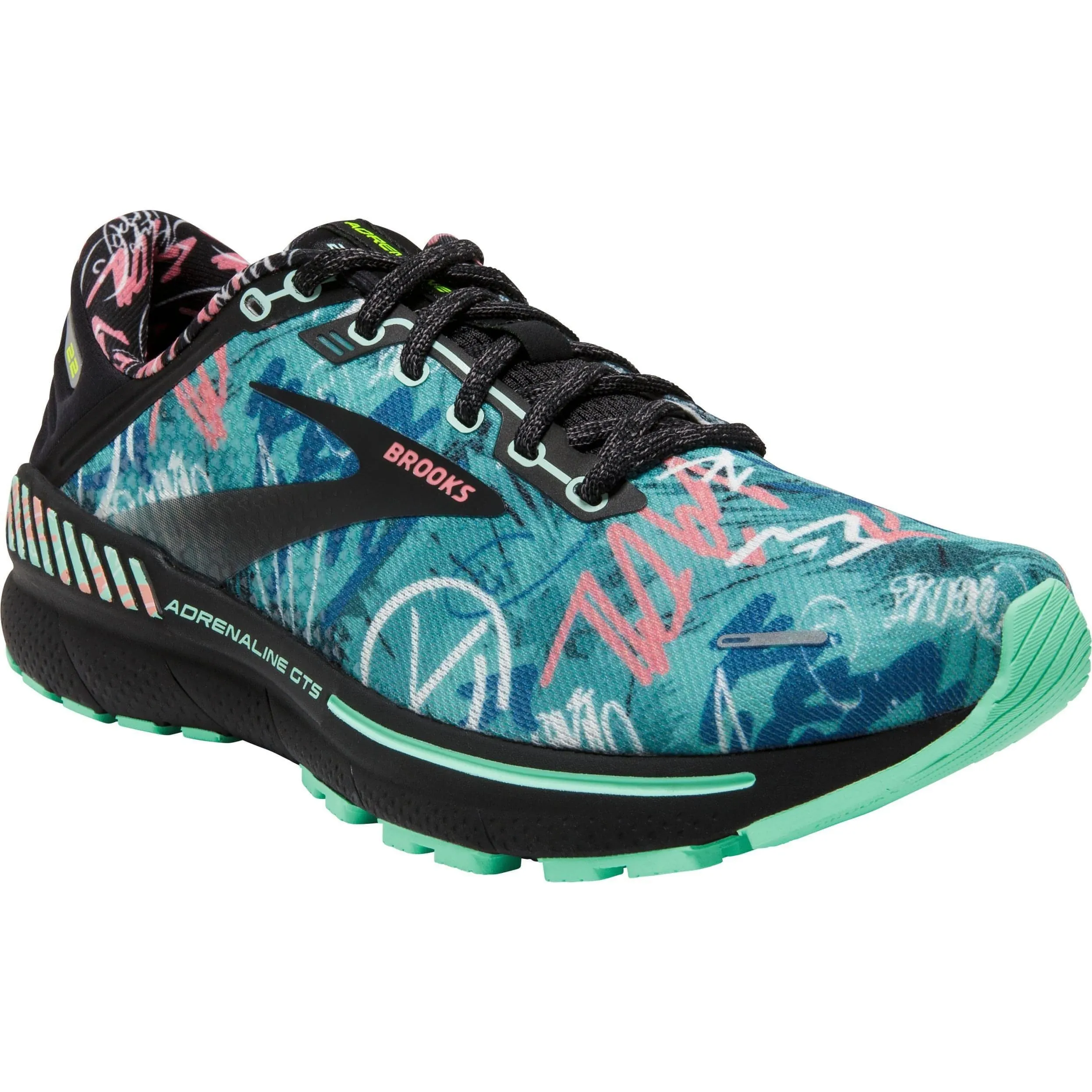 Brooks Adrenaline GTS 22 Womens Running Shoes - Green