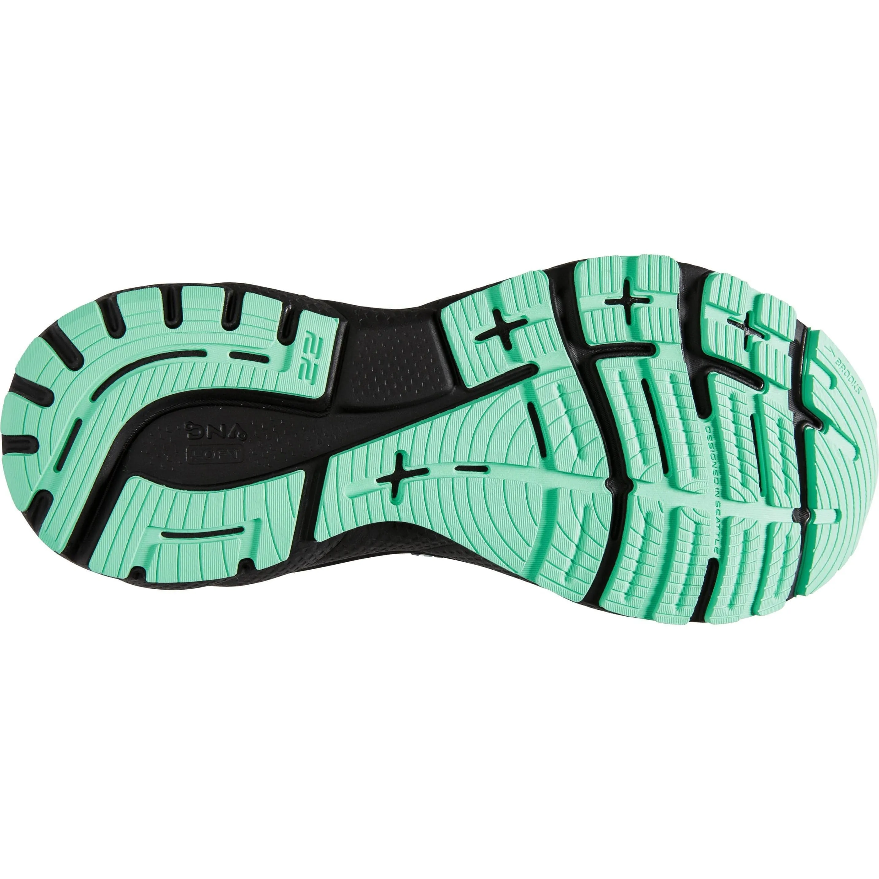 Brooks Adrenaline GTS 22 Womens Running Shoes - Green