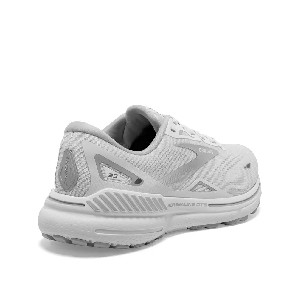 Brooks Adrenaline GTS 23 (Womens) - White/Oyster/Silver