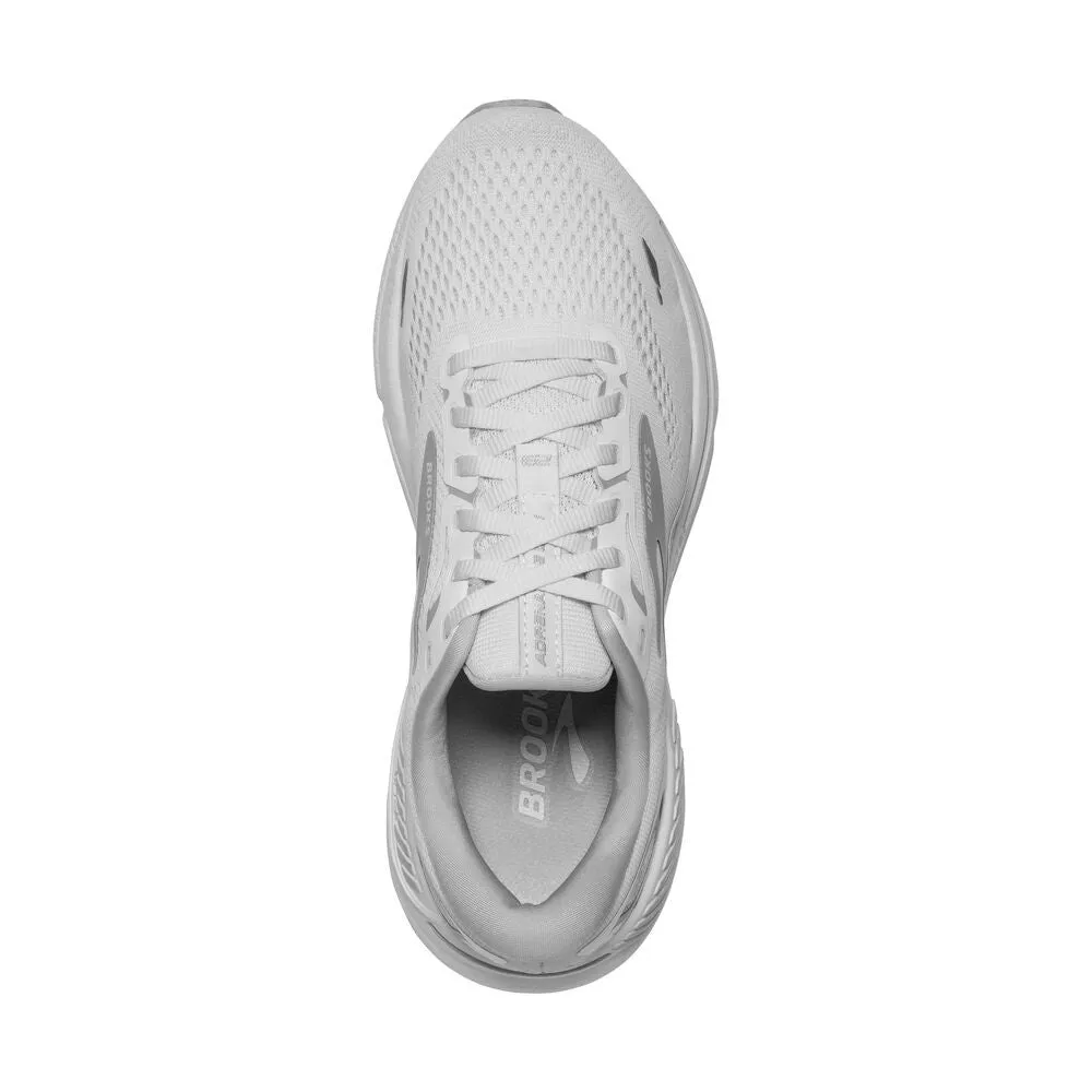 Brooks Adrenaline GTS 23 (Womens) - White/Oyster/Silver