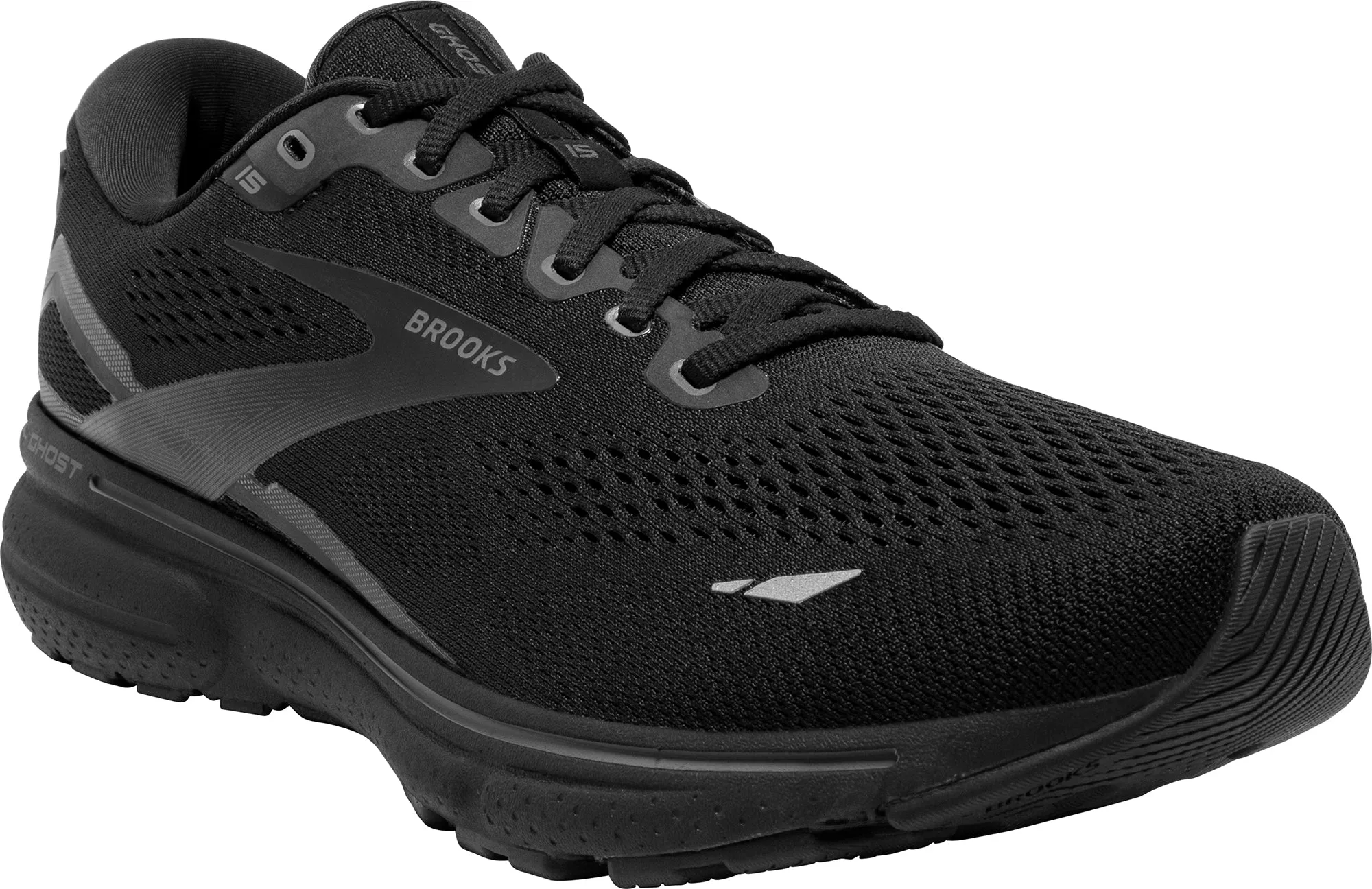 Brooks Ghost 15 WIDE FIT Womens Running Shoes - Black