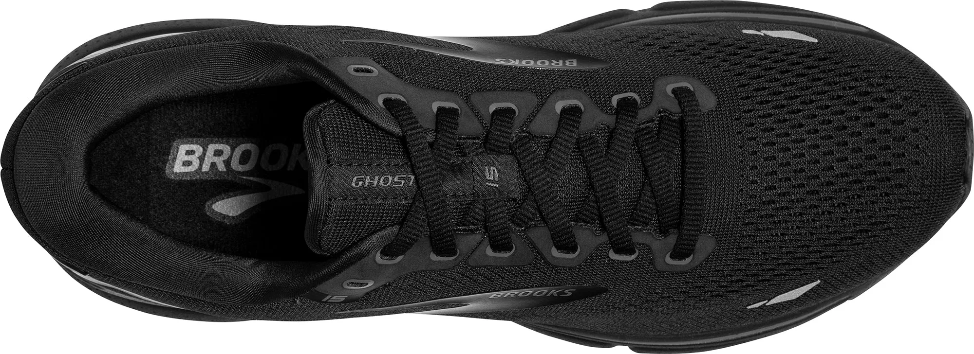 Brooks Ghost 15 Womens Running Shoes - Black