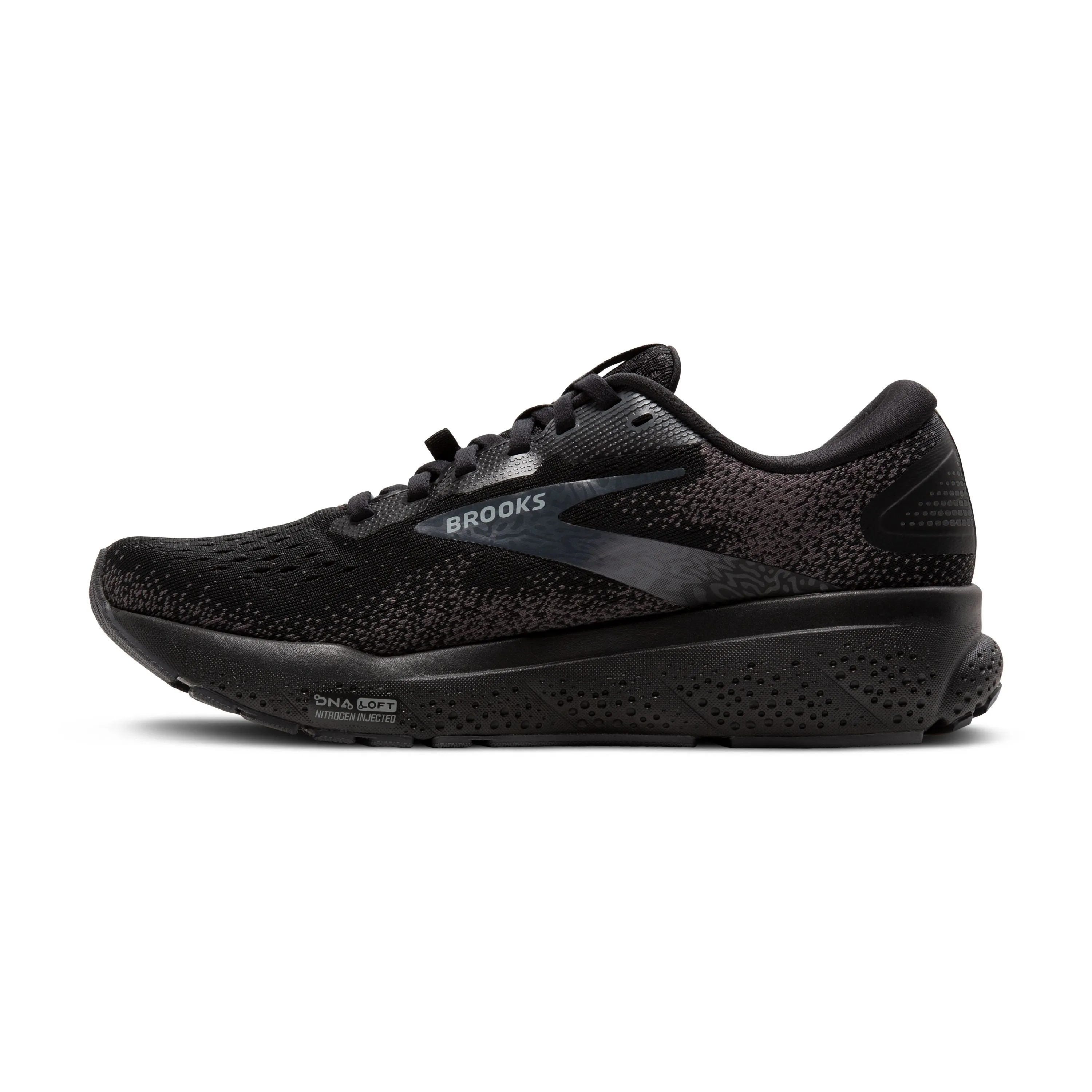 Brooks | Ghost 16 GTX | Men's | Black/Black/Ebony